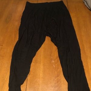 Thin black harem pants size small